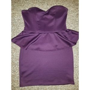 Strapless Tube Mini Dress *NWT*